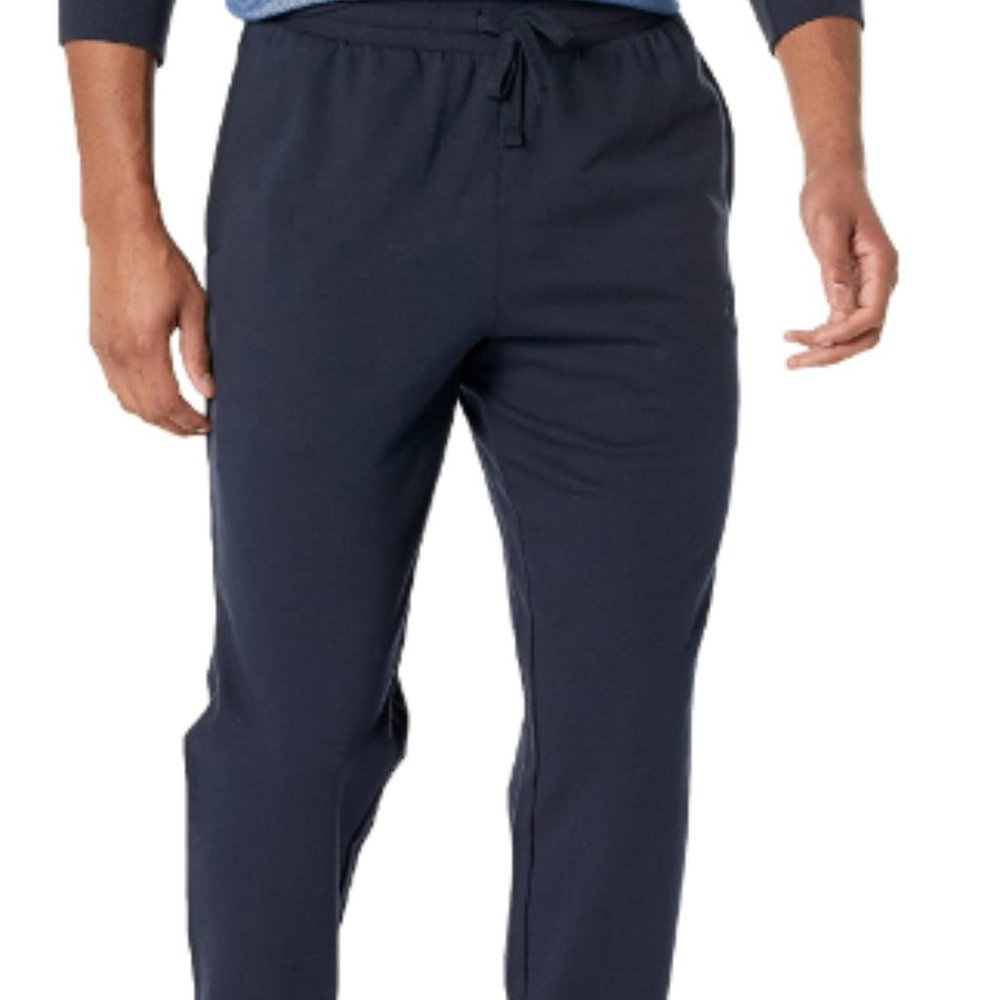 Emporio Armani Men's Textured Indigo Trousers X-Large